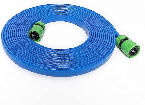 Flat Food Grade Water Hose With Two Robust Female Connectors